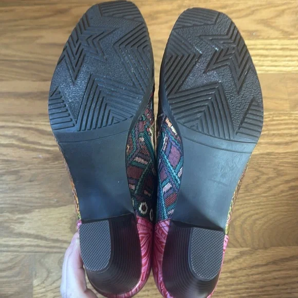 NEW Socofy Bohemian Heeled Leather Ankle Boots - Picture 10 of 10